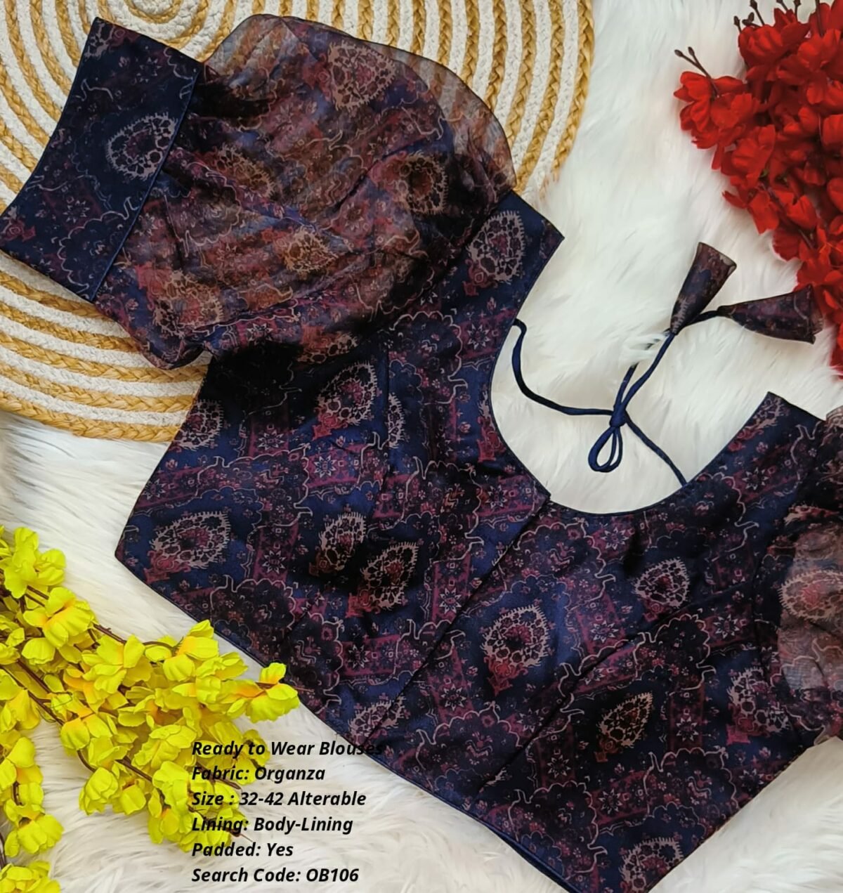 WhatsApp Image 2025-01-21 at 5.03.38 PM Ready to Wear Blouse - Organza Blouses - OB106