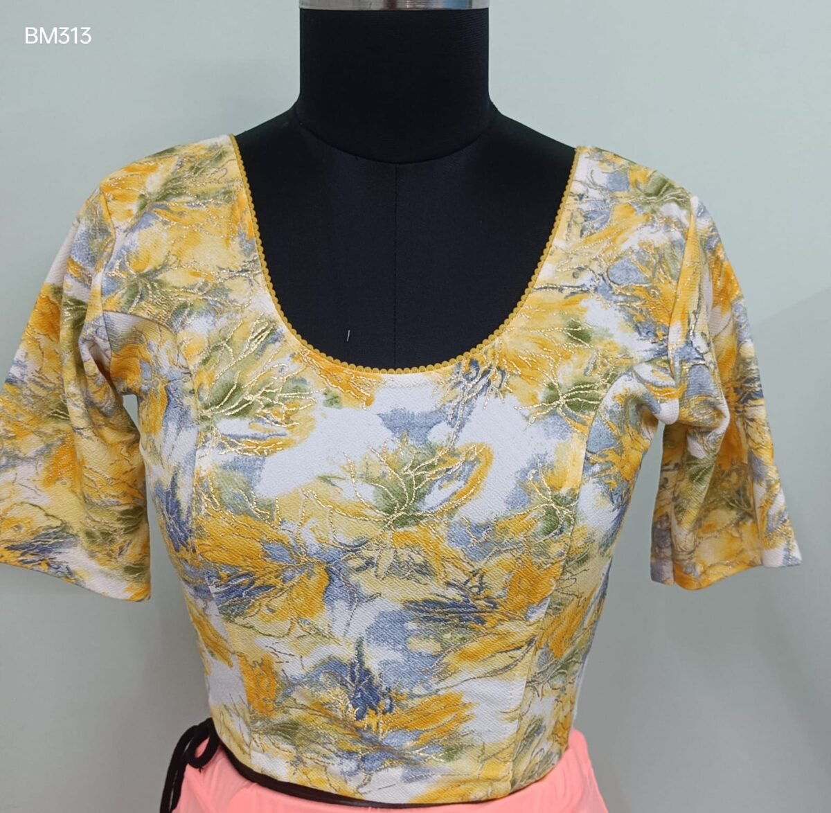WhatsApp Image 2025-01-31 at 3.58.00 PM Ready to Wear Blouse - Stretchable Blouse - BM313