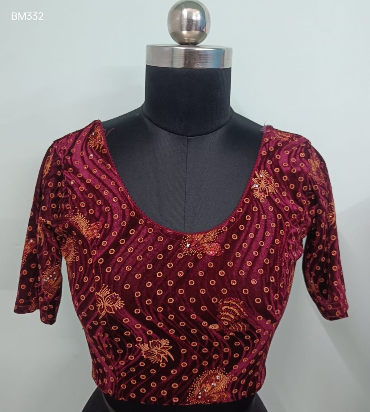 WhatsApp Image 2025-02-04 at 7.54.43 PM Ready to Wear Blouse - Stretchable Blouse - BM332