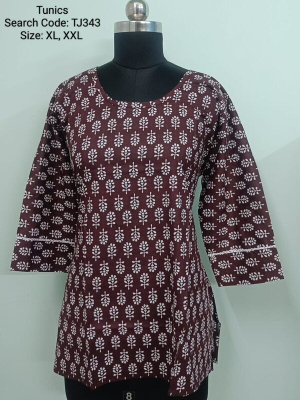 Jaipur Cotton Tunics / Peplum Tops - TJ343