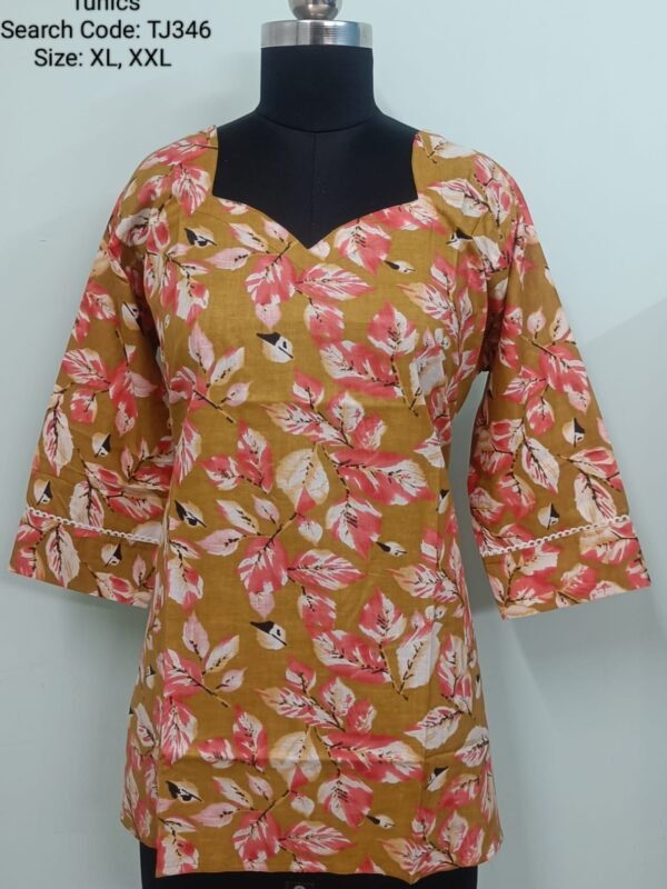 Jaipur Cotton Tunics / Peplum Tops - TJ346