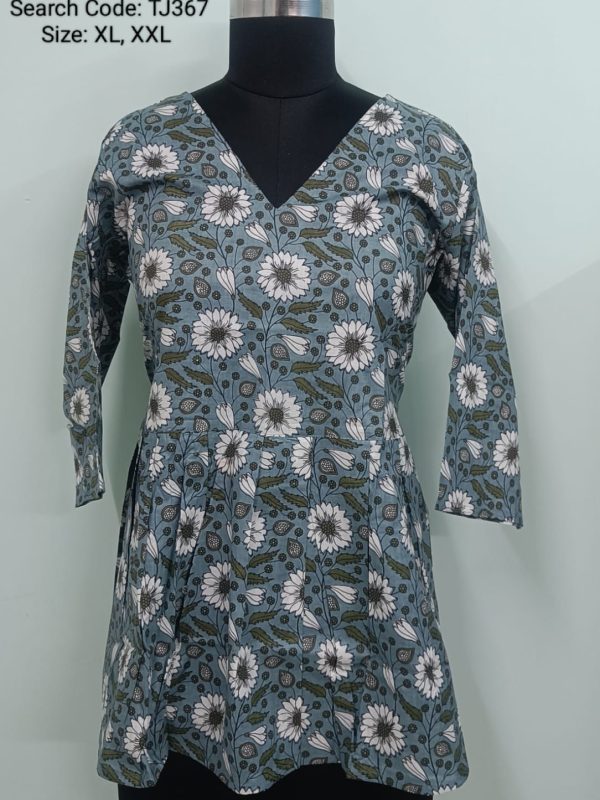 Jaipur Cotton Tunics / Peplum Tops - TJ367