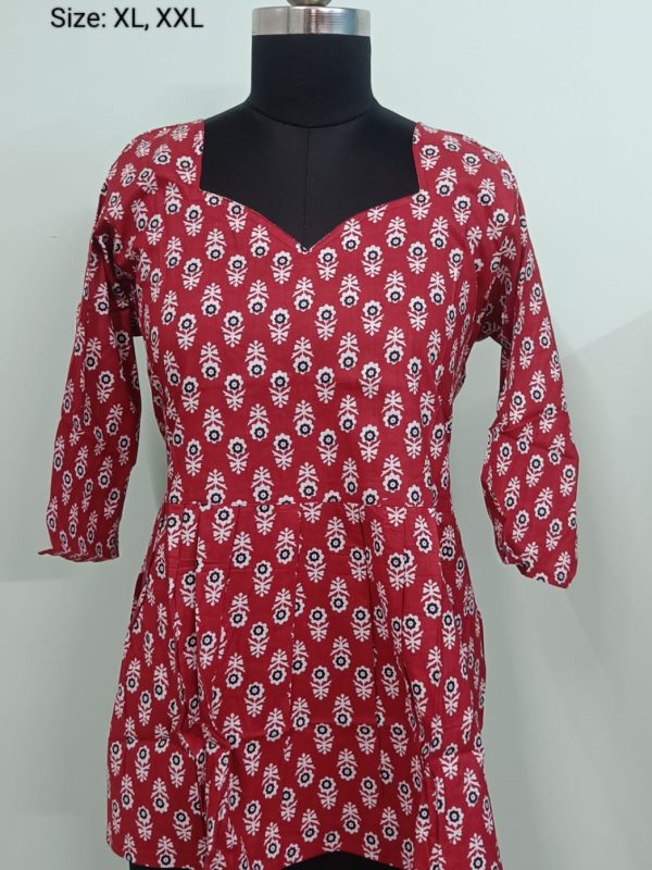 Jaipur Cotton Tunics / Peplum Tops - TJ359
