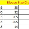 CRMB040 - 3 Dart Readymade Blouse - Tamilnadu Style Stitching