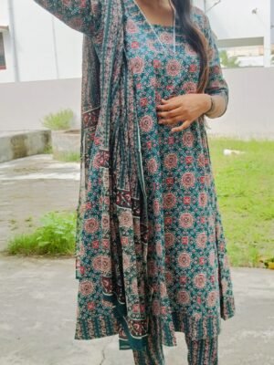 JAFS211 - Jaipur Cotton Anarkali Suit Set