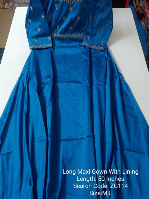 M Size - Maxi Gown Kurtis - ZG114