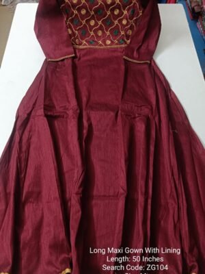 M Size - Maxi Gown Kurtis - ZG104