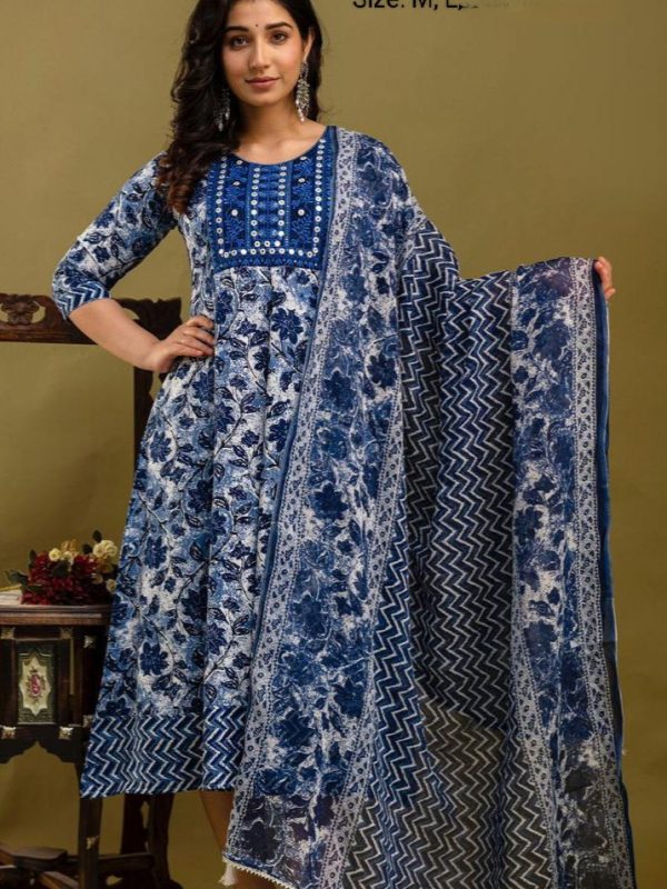 Festive Collections - Maxi Gown with Dupatta- MGD315