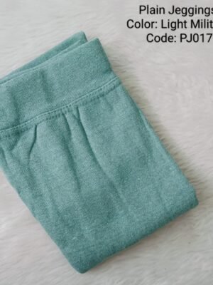 Plain Jeggings - Light Military / PJ017
