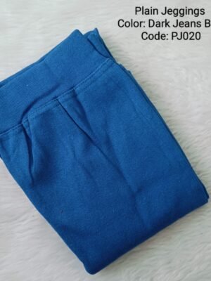 Plain Jeggings - Dark Jeans Blue / PJ020
