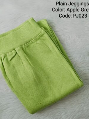 Plain Jeggings - Apple Green - PJ023