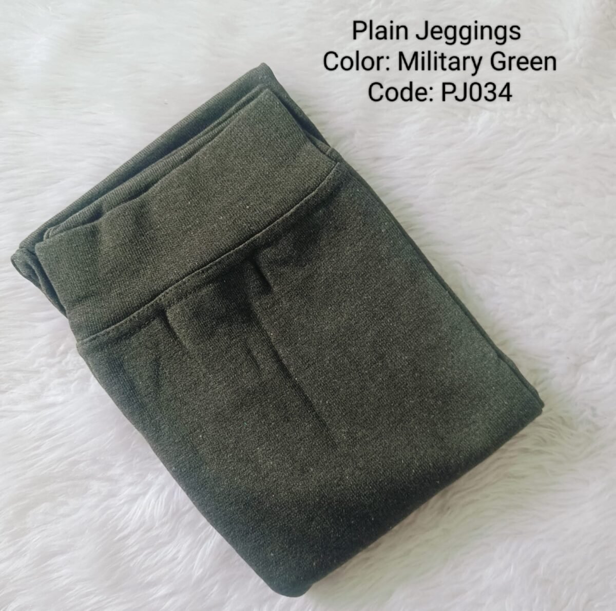 Plain Jeggings - Military Green / PJ034