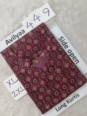 Jaipur Cotton Tops 44 Inches Length - JCLT449
