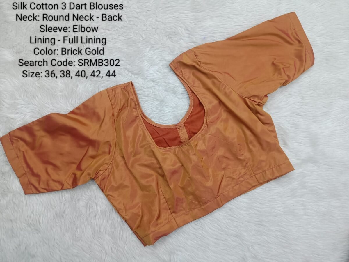 Ready to Wear Blouse  - 3 Dart Blouse - Tamilnadu Style Stitching - SRMB302
