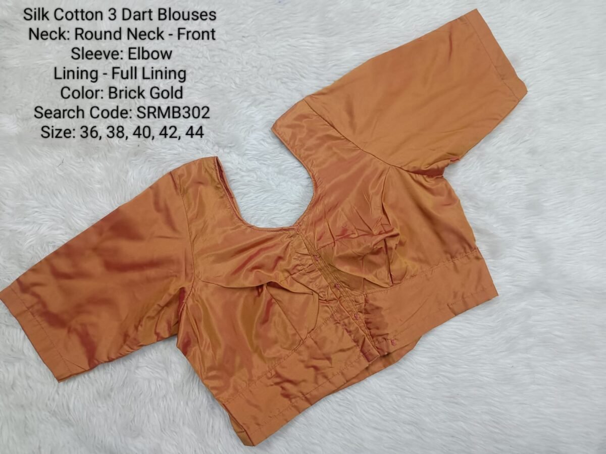 Ready to Wear Blouse  - 3 Dart Blouse - Tamilnadu Style Stitching - SRMB302