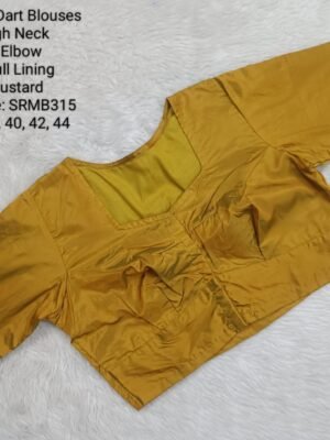 Ready to Wear Blouse  - 3 Dart Blouse - High Neck Blouse - SRMB315