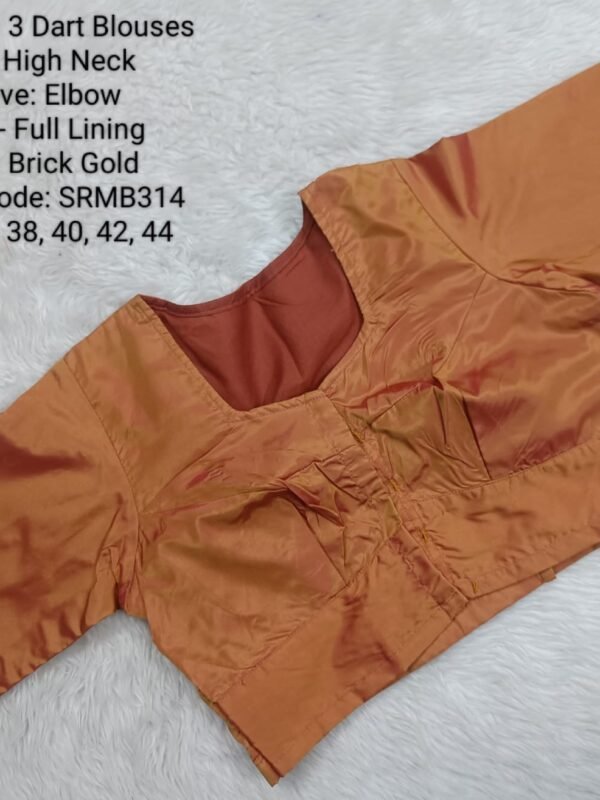 Ready to Wear Blouse - 3 Dart Blouse - High Neck Blouse - SRMB314