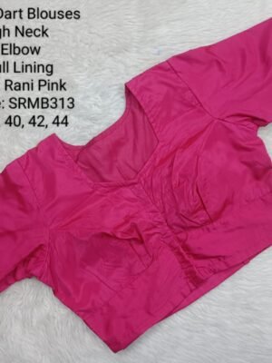 Ready to Wear Blouse  - 3 Dart Blouse - High Neck Blouse - SRMB313