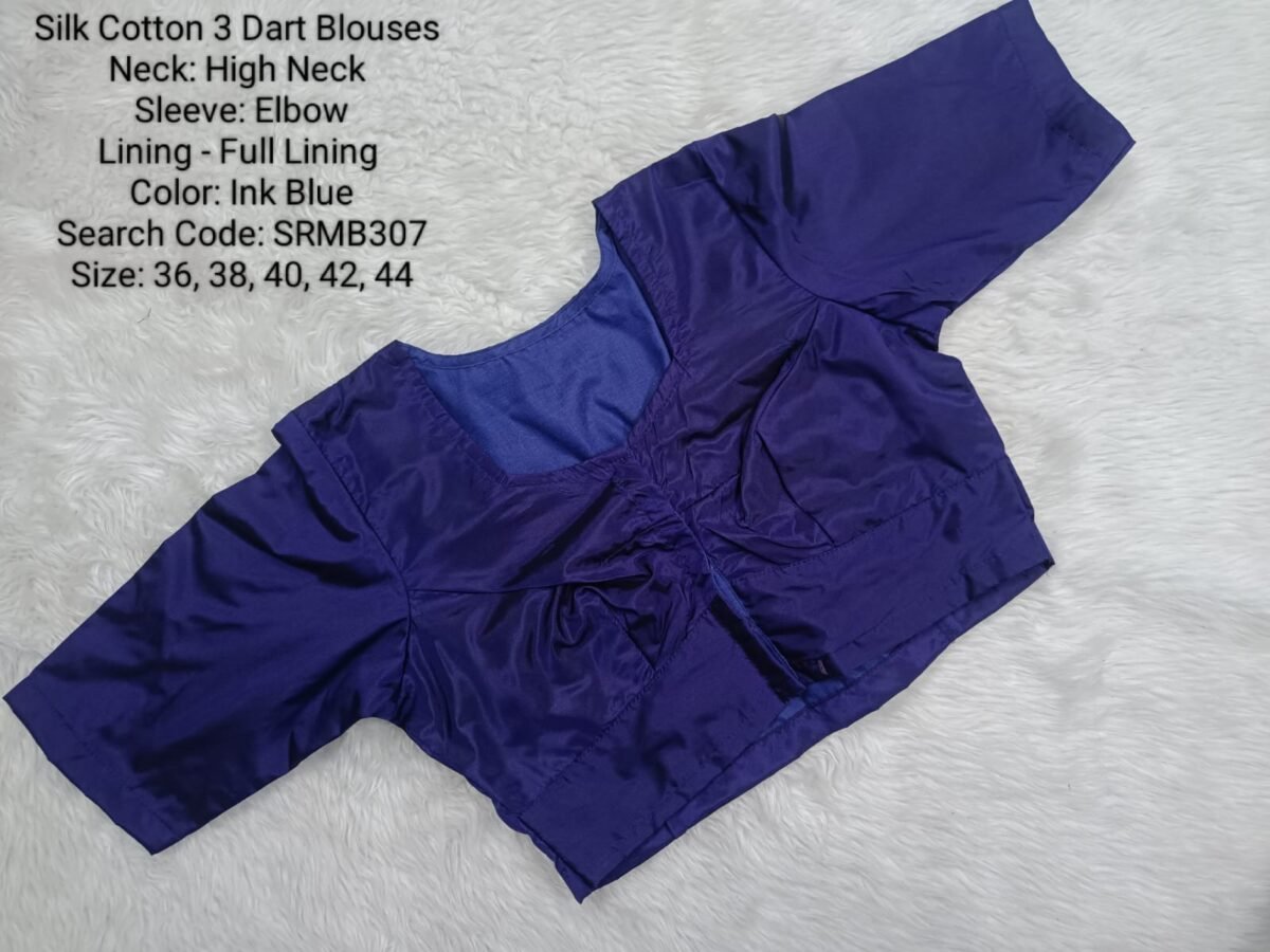 Ready to Wear Blouse  - 3 Dart Blouse - High Neck Blouse - SRMB307