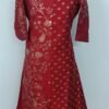 Elegant Silk Aline Kurtis: Half n Half Model - A564K