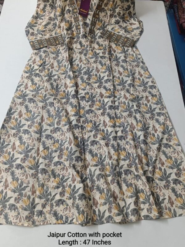 Jaipur Cotton Anarkali JA157