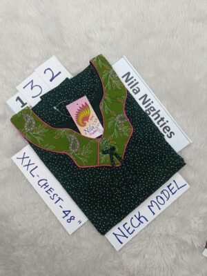 NM132 - Nila Nighties - Neck Model - XXL Size