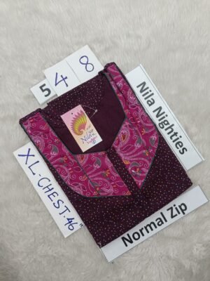 NZP548 - Nila Nighties - Normal Zip - XL Size