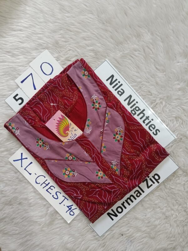 NZP570 - Nila Nighties - Normal Zip - XL Size