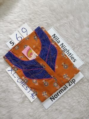 NZP569 - Nila Nighties - Normal Zip - XL Size