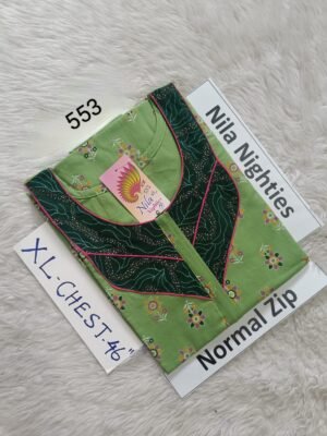 NZP553 - Nila Nighties - Normal Zip - XL Size
