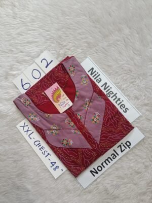 NZP602 - Nila Nighties - Normal Zip - XXL Size