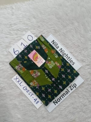 NZP610 - Nila Nighties - Normal Zip - XXL Size