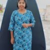 LC007 - Linen Cotton Side Open Kurti with Lining
