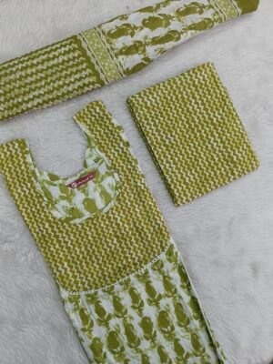 JCFS114 - Jaipur Cotton - Full Set (Top, Bottom and Dupatta)