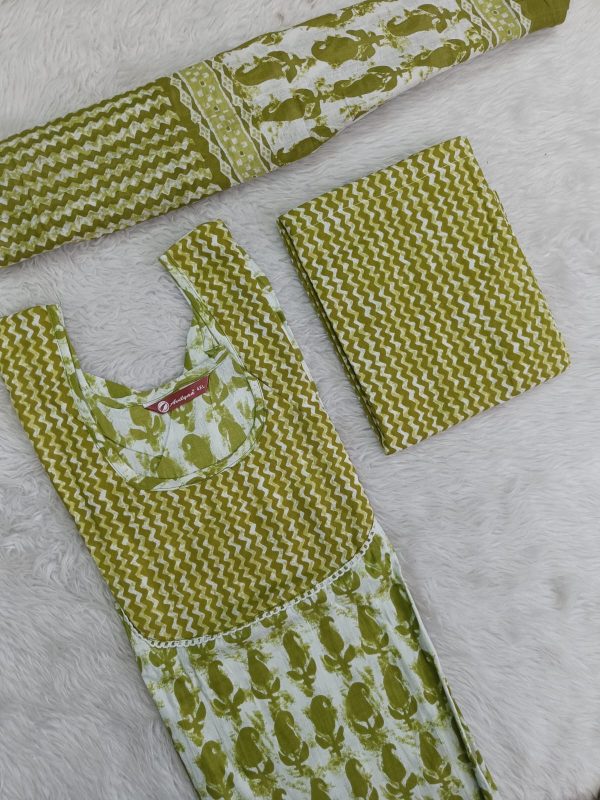 JCFS114 - Jaipur Cotton - Full Set (Top, Bottom and Dupatta)