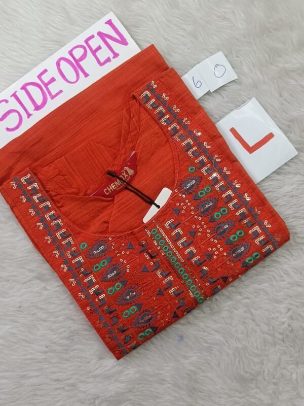 L Size  - Side Open Kurti - Clearance - OZ60