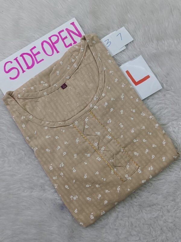 L Size - Side Open Kurti - Clearance - OZ37