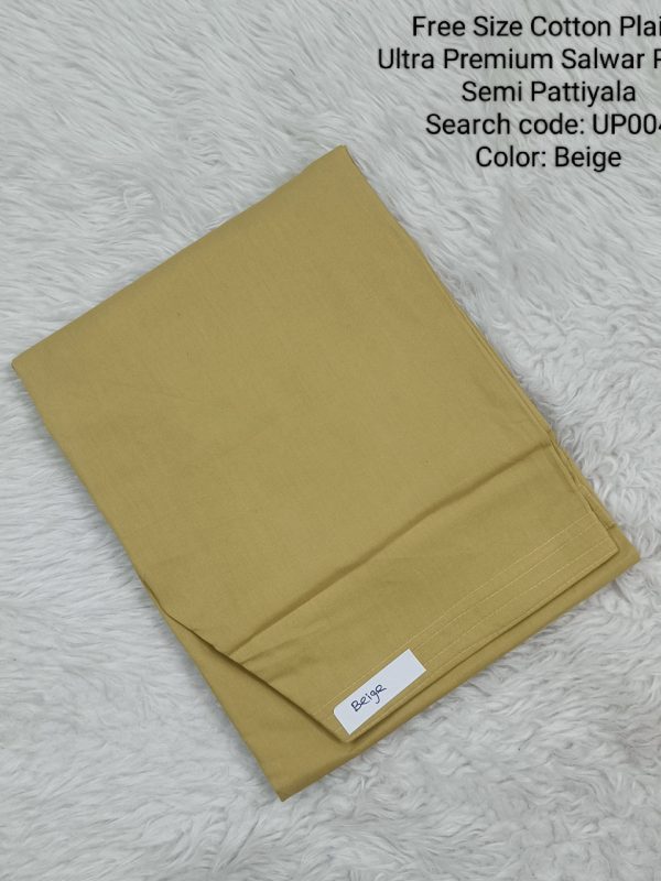 UP004 - Cotton Plain Pattiyala / Salwar Pant - Free Size