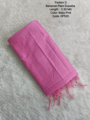 DP520 - Banarasi Plain Soft Dupatta