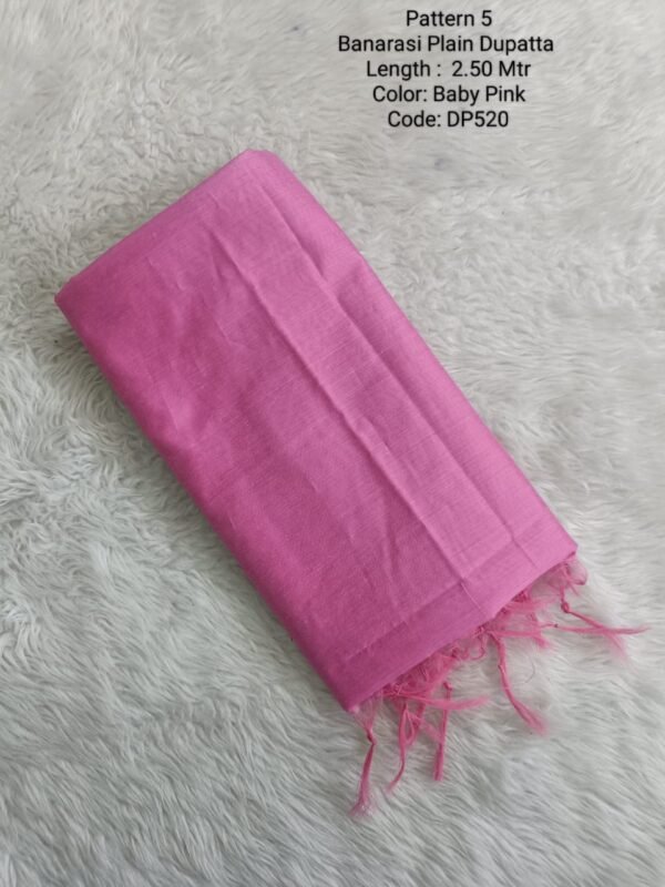 DP508 - Banarasi Plain Soft Dupatta