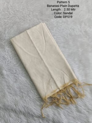 DP519 - Banarasi Plain Soft Dupatta