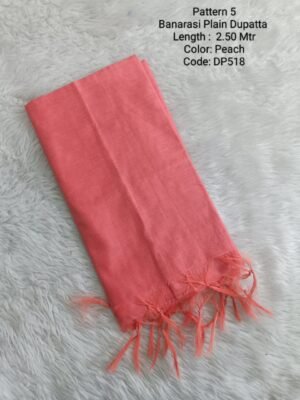DP518 - Banarasi Plain Soft Dupatta