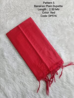 DP516 - Banarasi Plain Soft Dupatta