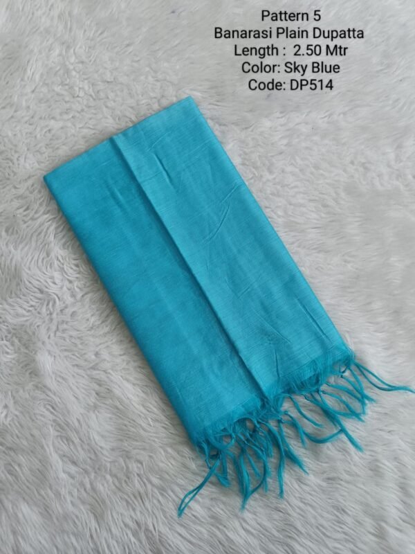 DP514 - Banarasi Plain Soft Dupatta