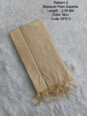 DP512 - Banarasi Plain Soft Dupatta