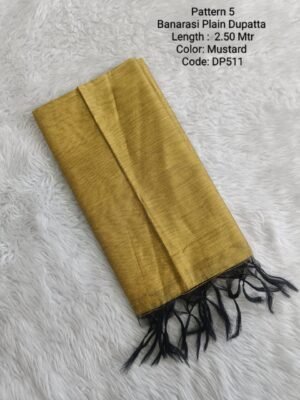 DP511 - Banarasi Plain Soft Dupatta