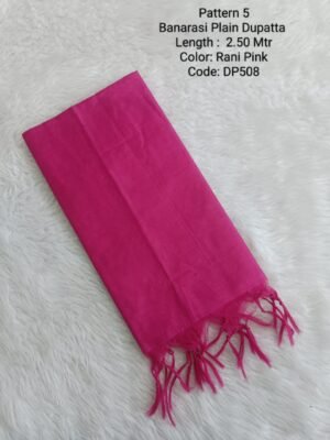 DP508 - Banarasi Plain Soft Dupatta