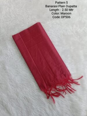 DP506 - Banarasi Plain Soft Dupatta