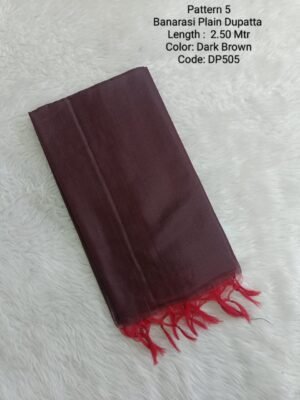 DP505 - Banarasi Plain Soft Dupatta