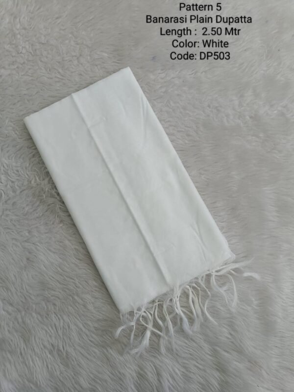 DP503 - Banarasi Plain Soft Dupatta